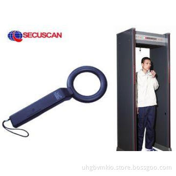 Black Metal Detector Handheld Body Scanner for Detect Weapo